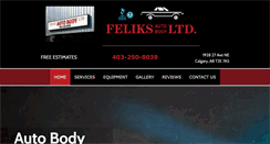 Desktop Screenshot of feliksautobody.com