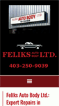 Mobile Screenshot of feliksautobody.com